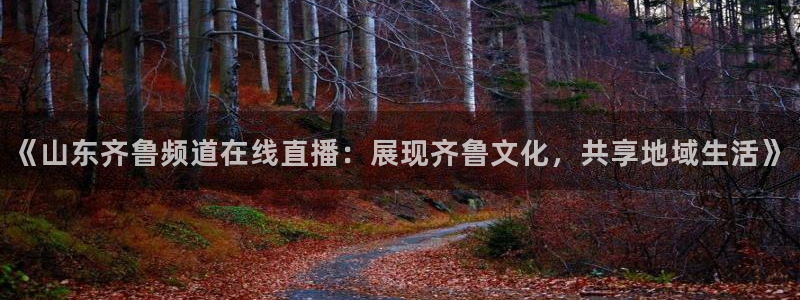 88看球: nba直播_足球篮球免费在线直播：《山东齐鲁频道在线直播：展现齐鲁文化，共享地域生活》